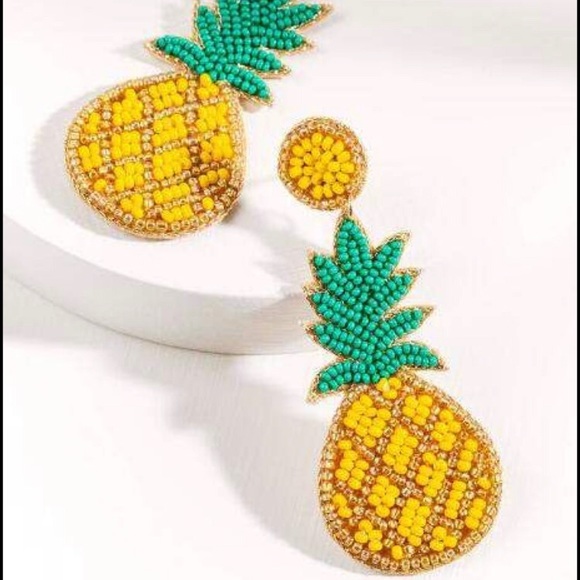 Francesca's Collections Jewelry - ✨HP✨ Francesca’s | Pineapple Earrings